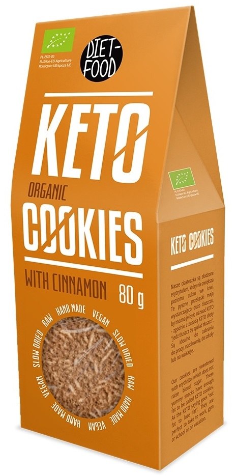 Ciastka z cynamonem keto BIO 80 g — Diet-food