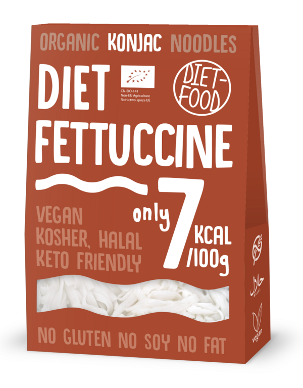 Makaron konjac fettuccine BIO 300 g — Diet-food