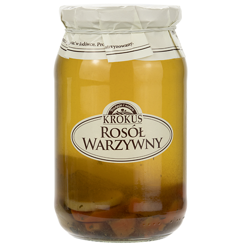 Bulion warzywny w płynie bez dodatku cukrów bezglutenowy 810 ml — Krokus