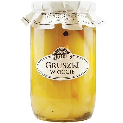 Gruszki w occie 700 g (400 g) — Krokus
