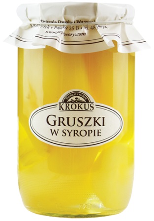 Gruszki w syropie 720 g (360 g) — Krokus