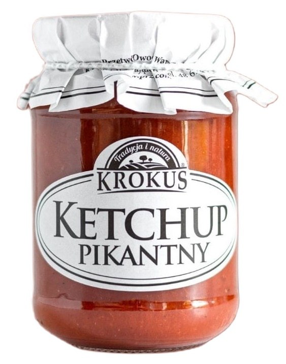 Ketchup pikantny bezglutenowy 180 g — Krokus