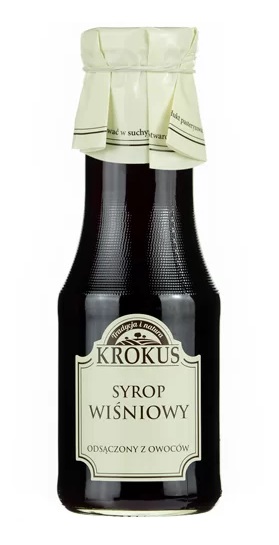 Syrop wiśniowy bezglutenowy 355 g (280 ml) — Krokus
