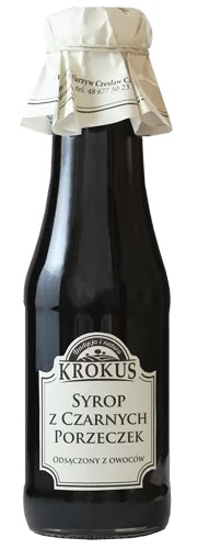 Syrop z czarnej porzeczki bezglutenowy 355 g (280 ml) — Krokus