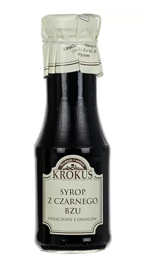 Syrop z czarnego bzu bezglutenowy 355 g (280 ml) — Krokus