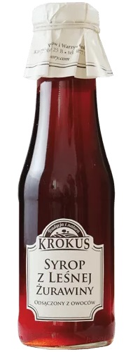 Syrop z leśnej żurawiny 355 g (280 ml) — Krokus