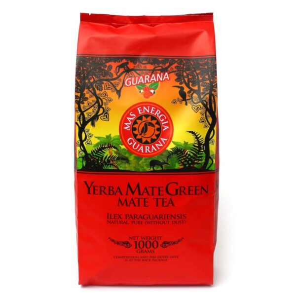 Yerba mate z guaraną, miętą, trawą cytrynową i nagietkiem 1 kg — Yerba Mate Green