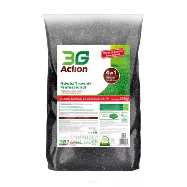 Nawóz do trawników specjalistyczny 4w1 ECO 25 kg — 3G Action