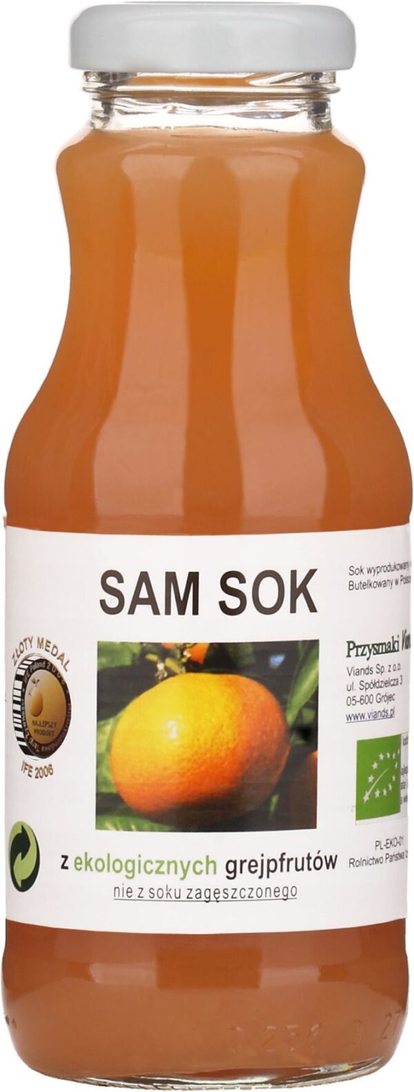 Sok z czerwonych grejpfrutów NFC BIO 250 ml — Viands