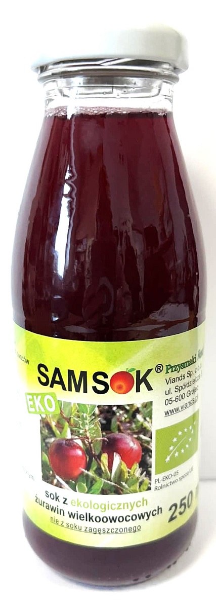 Sok z żurawiny wielkoowocowej NFC BIO 250 ml — Viands