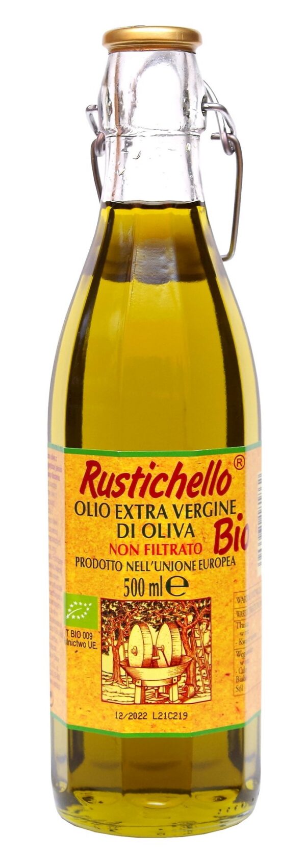 Oliwa z oliwek extra virgin niefiltrowana BIO 500 ml — Rustichello
