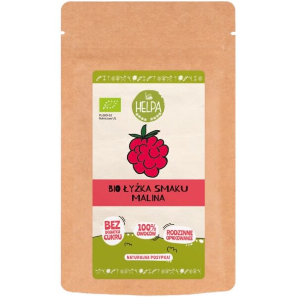 Łyżka smaku malina (liofilizowana sproszkowana malina) BIO 40 g — Helpa