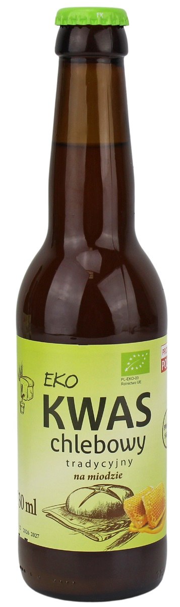 Kwas chlebowy tradycyjny na miodzie BIO 330 ml — Eko Natura