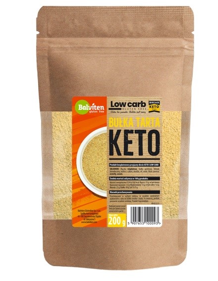 Bułka tarta keto bezglutenowa 200 g — Balviten