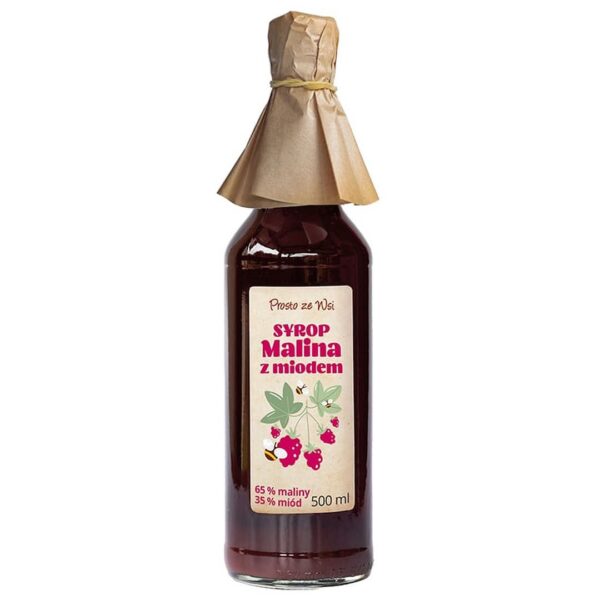 Syrop malina z miodem 500 ml — Prosto Ze Wsi