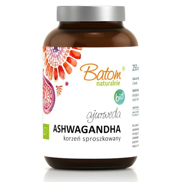 Ashwagandha BIO (495 mg) 250 tabletek — Batom