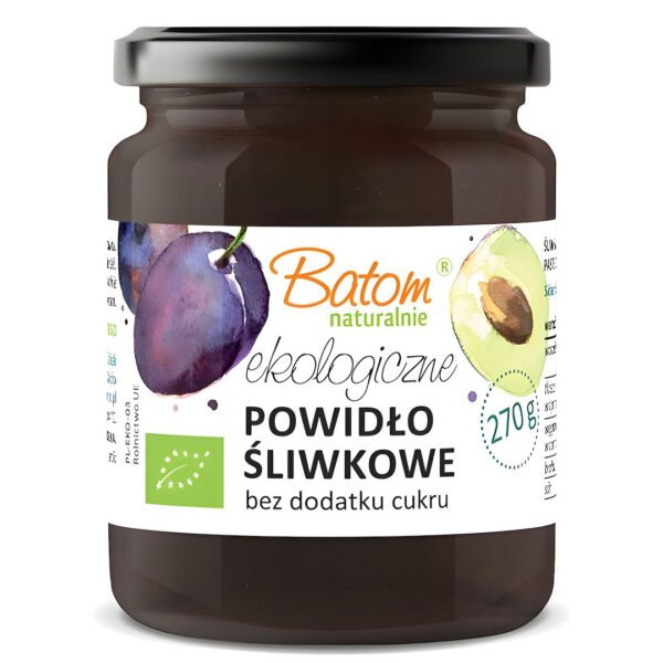 Powidła ze śliwki węgierki bez dodatku cukrów BIO 270 g — Batom