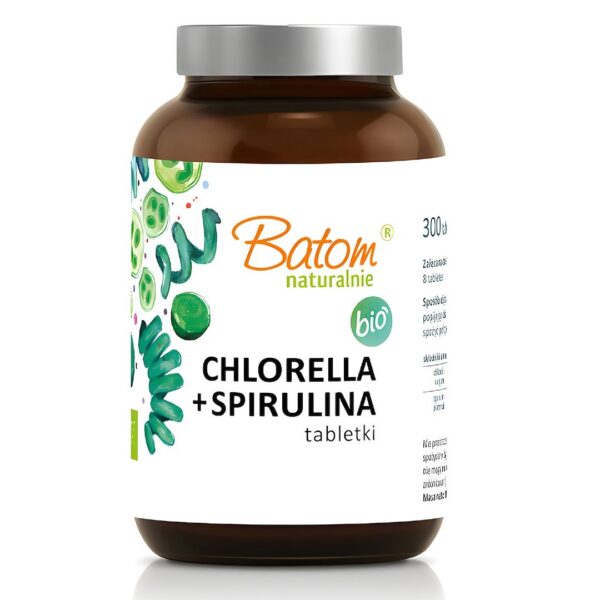 Chlorella + spirulina BIO 240 tabletek — Batom