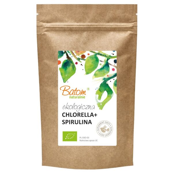 Chlorella + spirulina BIO 500 tabletek — Batom