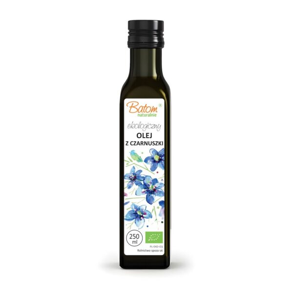 Olej z czarnuszki filtrowany tłoczony na zimno BIO 250 ml — Batom