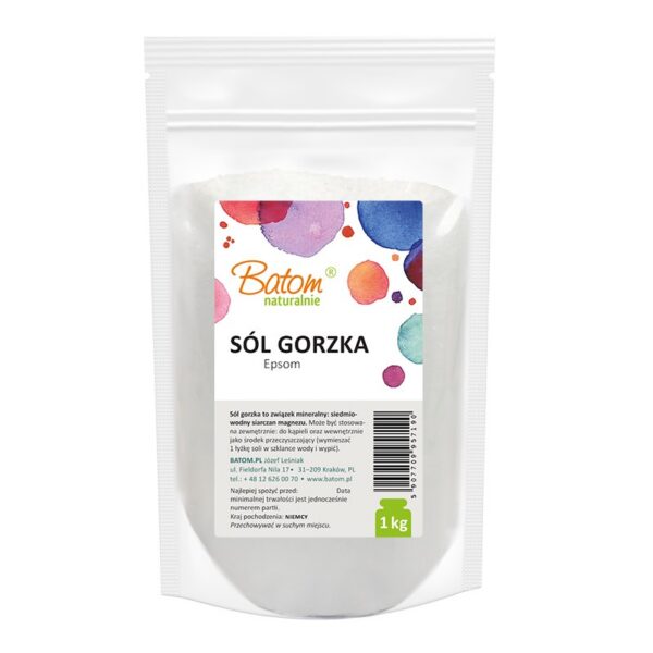 Sól gorzka Epsom (kąpielowa) 1 kg — Batom