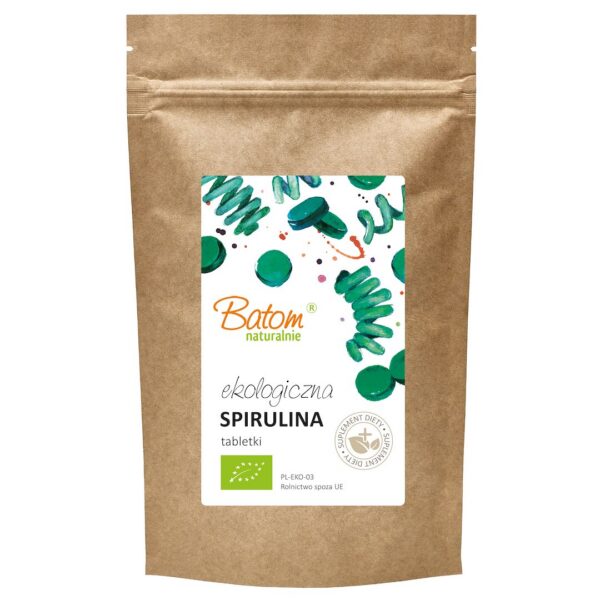 Spirulina BIO (400 mg) 625 tabletek — Batom