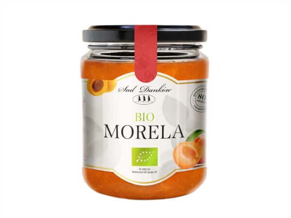 Morela 80 % z cukrem trzcinowym BIO 270 g — Sad Danków