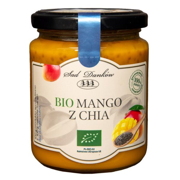 Mango z chia bez dodatku cukrów BIO 250 g — Sad Danków