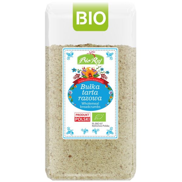 Bułka tarta razowa BIO (polska) 500 g — Bio Raj