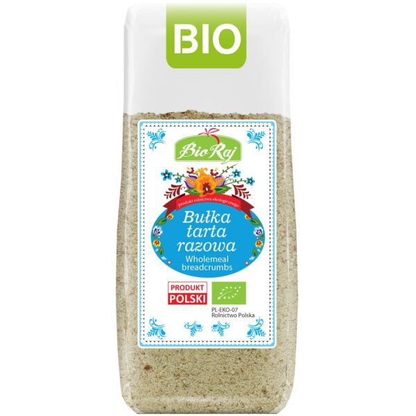 Bułka tarta razowa BIO (polska) 250 g — Bio Raj