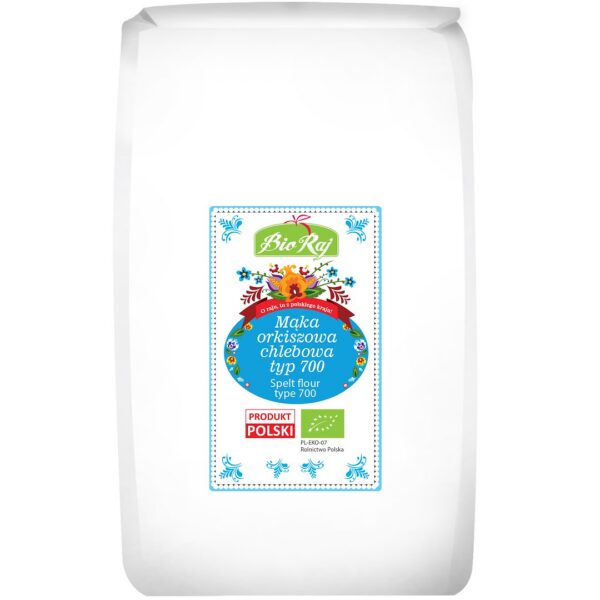Mąka pszenna orkiszowa chlebowa typ 700 BIO (polska) 1 kg — Bio Raj