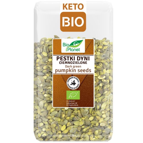 Pestki dyni ciemnozielone (uprawiane w Europie) BIO 1 kg — Bio Planet
