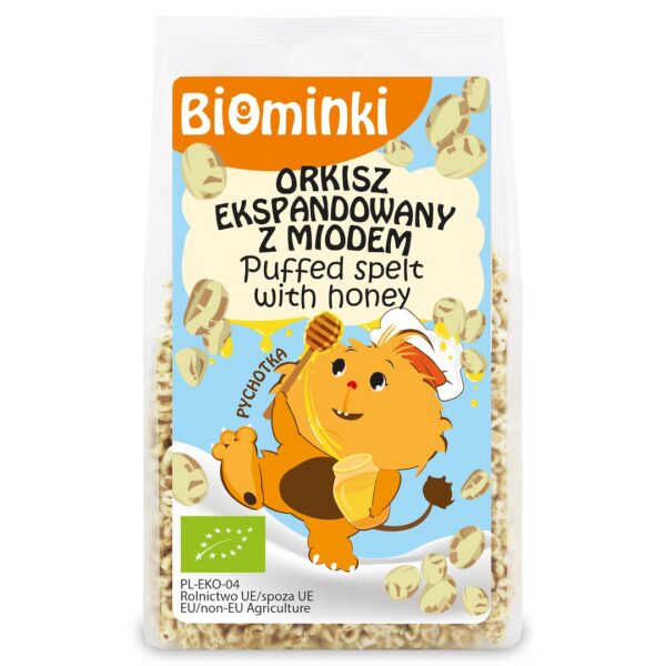 Orkisz ekspandowany z miodem BIO 210 g — Biominki