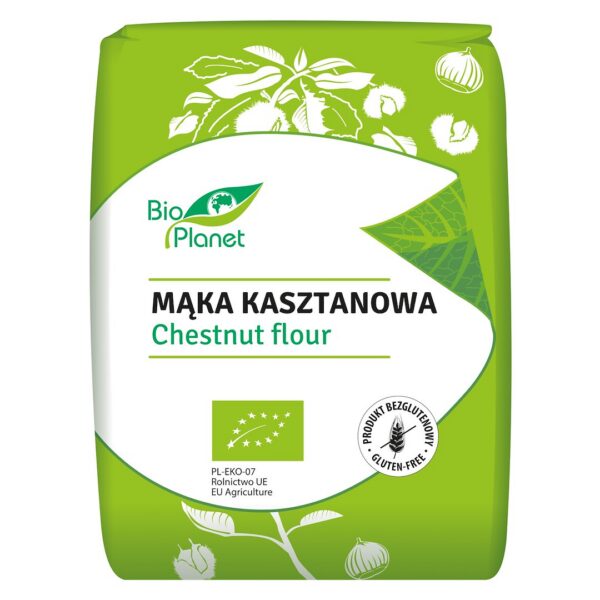 Mąka kasztanowa bezglutenowa BIO 700 g — Bio Planet