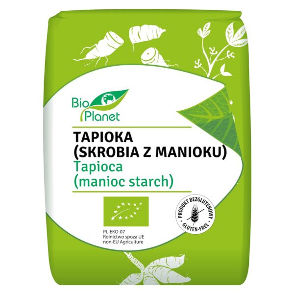 Tapioka (skrobia z manioku) bezglutenowa BIO 800 g — Bio Planet