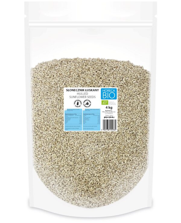 Słonecznik łuskany bezglutenowy BIO 4 kg — Horeca