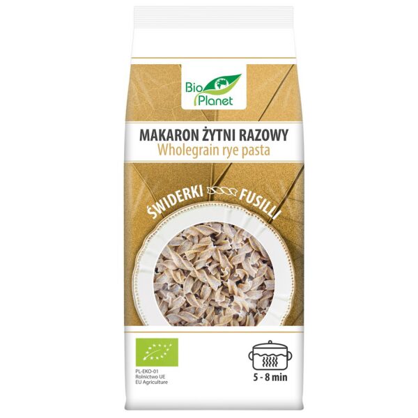 Makaron (żytni razowy) świderki BIO 400 g — Bio Planet
