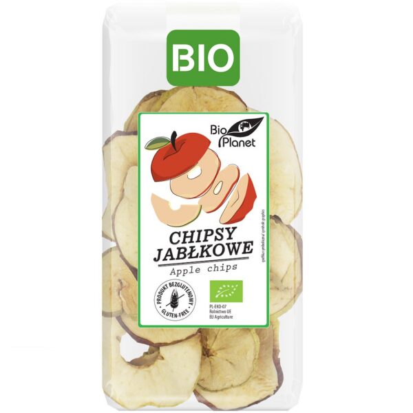 Chipsy jabłkowe bezglutenowe BIO 30 g — Bio Planet