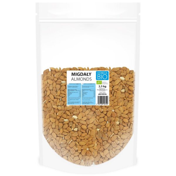 Migdały BIO 2,5 kg — Horeca