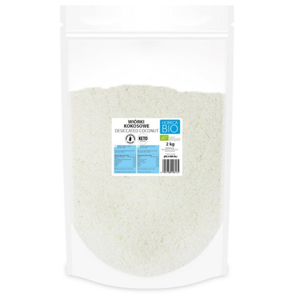 Wiórki kokosowe bezglutenowe BIO 2 kg — Horeca