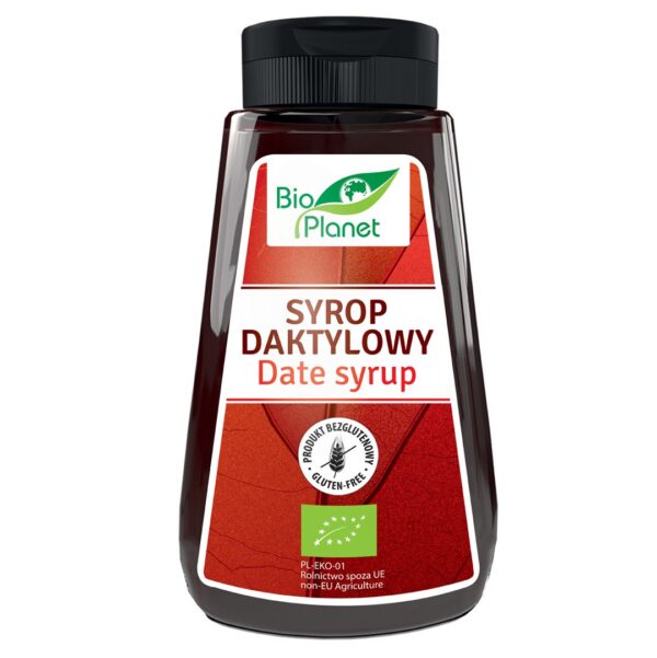 Syrop daktylowy bezglutenowy BIO 340 g — Bio Planet