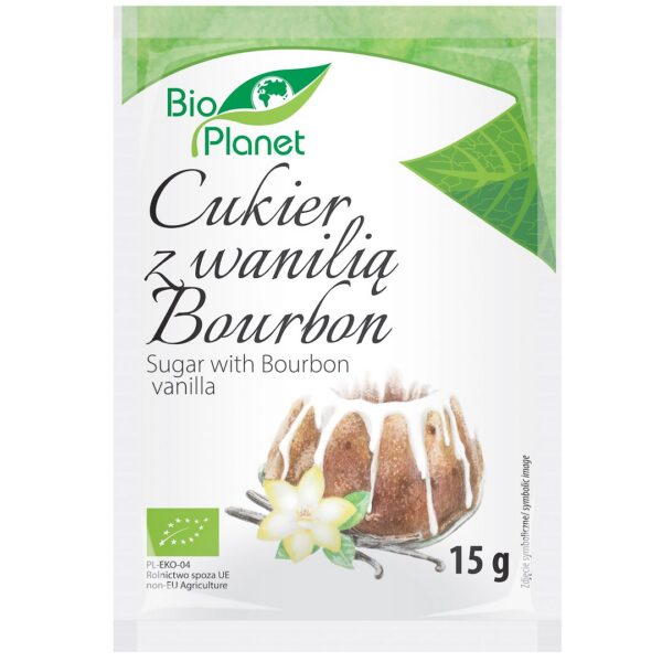 Cukier z wanilią Bourbon BIO 15 g — Bio Planet