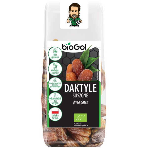 Daktyle suszone bezglutenowe BIO 150 g — Biogol
