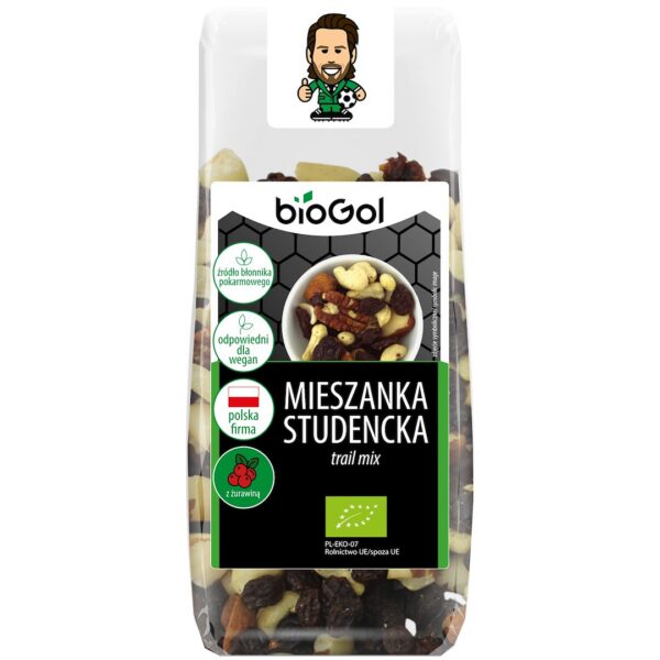 Mieszanka studencka z żurawiną BIO 150 g — Biogol