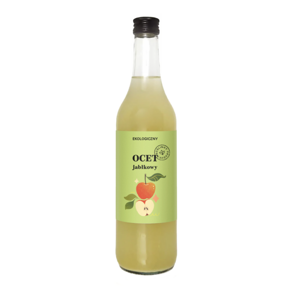 Ocet jabłkowy 4 % niefiltrowany BIO 500 ml — Delikatna