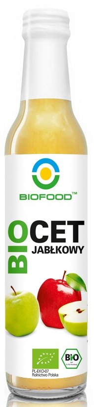 Ocet jabłkowy 5 % niefiltrowany BIO 250 ml — Biofood