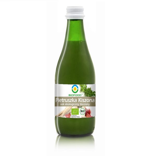 Sok z pietruszki kiszonej NFC bezglutenowy BIO 300 ml — Biofood