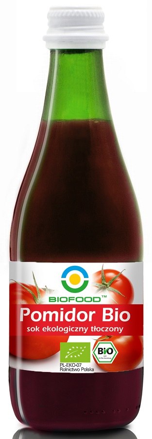 Sok pomidorowy NFC bezglutenowy BIO 300 ml — Biofood