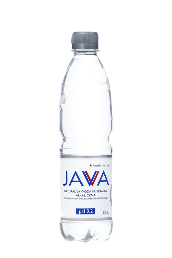Naturalna woda mineralna alkaliczna niegazowana 500 ml — Java