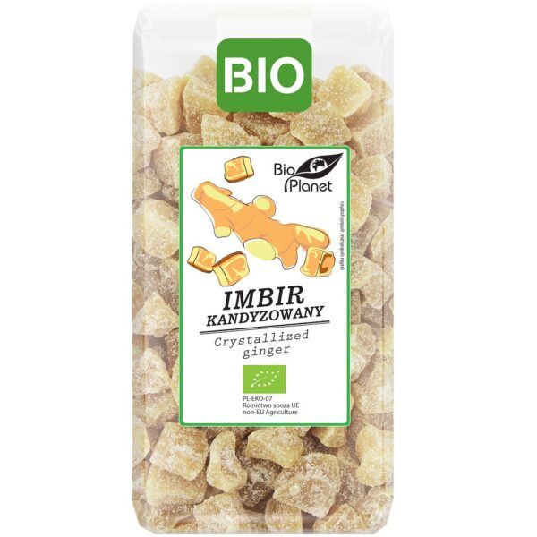 Imbir kandyzowany BIO 400 g — Bio Planet